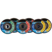 machine mart 6 piece zirconium oxide flap disc set