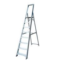 Machine Mart Xtra Lyte ESP8 8 Tread Aluminium Industrial Platform Ladder
