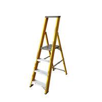 Machine Mart Xtra Lyte GFBP4 4 Tread Glassfibre Platform Ladder