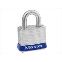 MasterLock Laminated Steel 38mm Padlock 4 Pin - Keyed Alike x 2