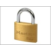 MasterLock V Line Brass 50mm Padlock - Keyed Alike 32413