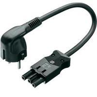 Mains cable Mains socket - PG right-angle plug Total number of pins: 2 + PE Black Adels-Contact 1 m 1 pc(s)