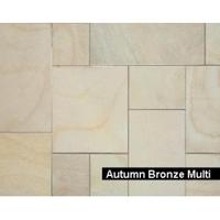 marshalls fairstone sawn autumn bronze multi paving slabs 275x275 pk21 ...