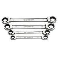 Machine Mart Xtra Facom 64.J4 4 Piece Metric Ratchet Ring Spanner Set