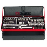 machine mart xtra facom s442ep set of 12 drive 12 point sockets 8 to 3 ...