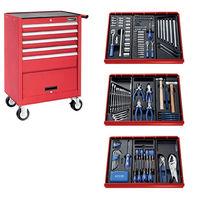 machine mart xtra britool e220321b 207 piece tool kit tool chest red