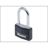 masterlock aluminium black vinyl cover 40mm padlock 4 pin 38mm shackle