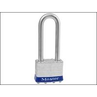 masterlock laminated steel 44mm padlock 4 pin 64mm shackle