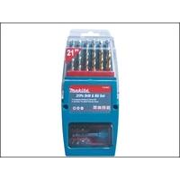 Makita P-57087 Titanium Coated Drill & Driver Set 21 Piece