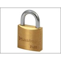 masterlock v line brass 30mm padlock keyed alike 243