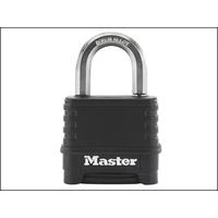 masterlock excell 4 digit black combination 50mm padlock