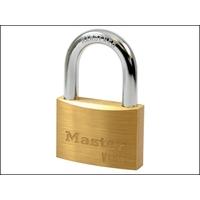 masterlock v line brass 70mm padlock keyed alike 21313