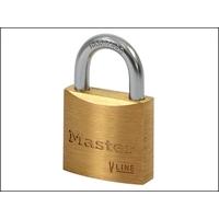 MasterLock V Line Brass 30mm Padlock - Keyed Alike 142