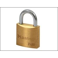 MasterLock V Line Brass 30mm Padlock