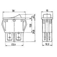 Marquardt 1552.3102 Rocker Switch, IP40 16 A