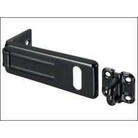 masterlock wrought steel hasp 115mm black matt