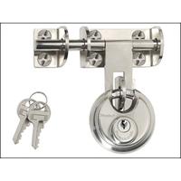 MasterLock Hasp 116mm + Discus Padlock 60mm