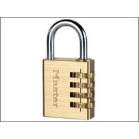 MasterLock Brass Finish 40mm 4 Digit Combination Padlock