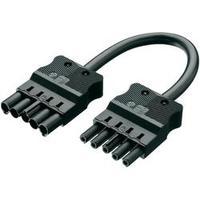 Mains cable Mains plug - Mains socket Total number of pins: 4 + PE White Adels-Contact 1 pc(s)