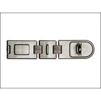 masterlock wrought steel double hinged hasp 200mm