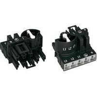 Mains distributor Mains plug - Mains socket Total number of pins: 4 + PE Black WAGO 1 pc(s)