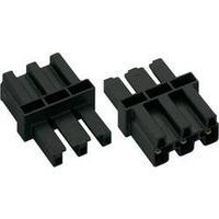 Mains double pole connector Mains plug - Mains socket Total number of pins: 2 + PE Black WAGO 1 pc(s)