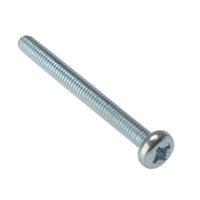 Machine Screw Pozi Pan Head ZP M4 x 30mm Bag 25