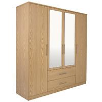 Manhattan 4 Door Wardrobe With Mirrors