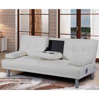 Manhattan Sofa Bed with Bluetooth Speakers White