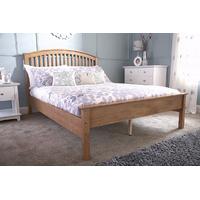 Madrid Low Foot End Wooden Bedstead Oak