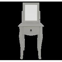 Mathilde 1 Drawer Dressing Table with Mirror - Soft Grey