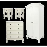 Mathilde Bedroom Furniture Set - Ivory