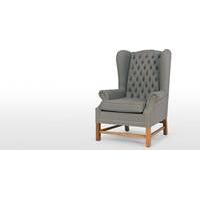 manor wing back chair graphite grey