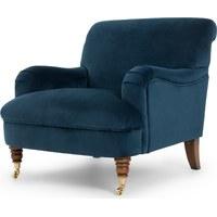 Made About the House Accent Chair, Midnight Blue Velvet