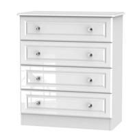 Marbella 4 Drawer Chest Of Drawers White