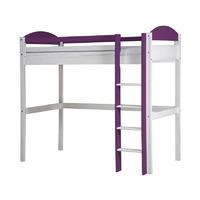 Maximus High Sleeper in White Maximus high sleeper frame White and Lilac