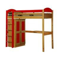 maximus long antique high sleeper set 1 with red