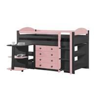 maximus graphite long mid sleeper set 1 with pink