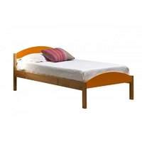 maximus short single antique bed frame antique with orange