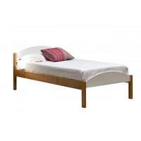 maximus short single antique bed frame antique with white