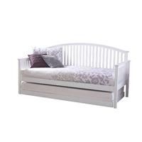 Madrid Wooden Day Bed With Trundle White