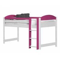 Maximus Whitewash Long Mid Sleeper with Fuschia