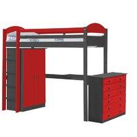 Maximus Long Graphite High Sleeper Set 2 with Red