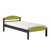 Maximus Short Single Graphite Bed Frame Graphite with Lime