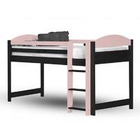 maximus graphite long mid sleeper with pink