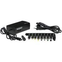 Manhattan Notebook Power Adapter With 10 Dc Plug Tips 70w 12-24v Black (100854)