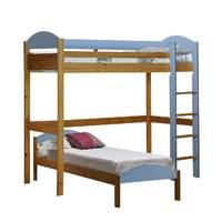 maximus l shape high sleeper antique and baby blue