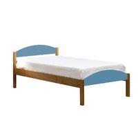 maximus short single antique bed frame antique with baby blue