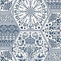 Marcel Wanders World Heritage Decorative Wallpaper Blue