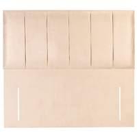 Malaga Floor Standing Headboard - Double - PVC Cream